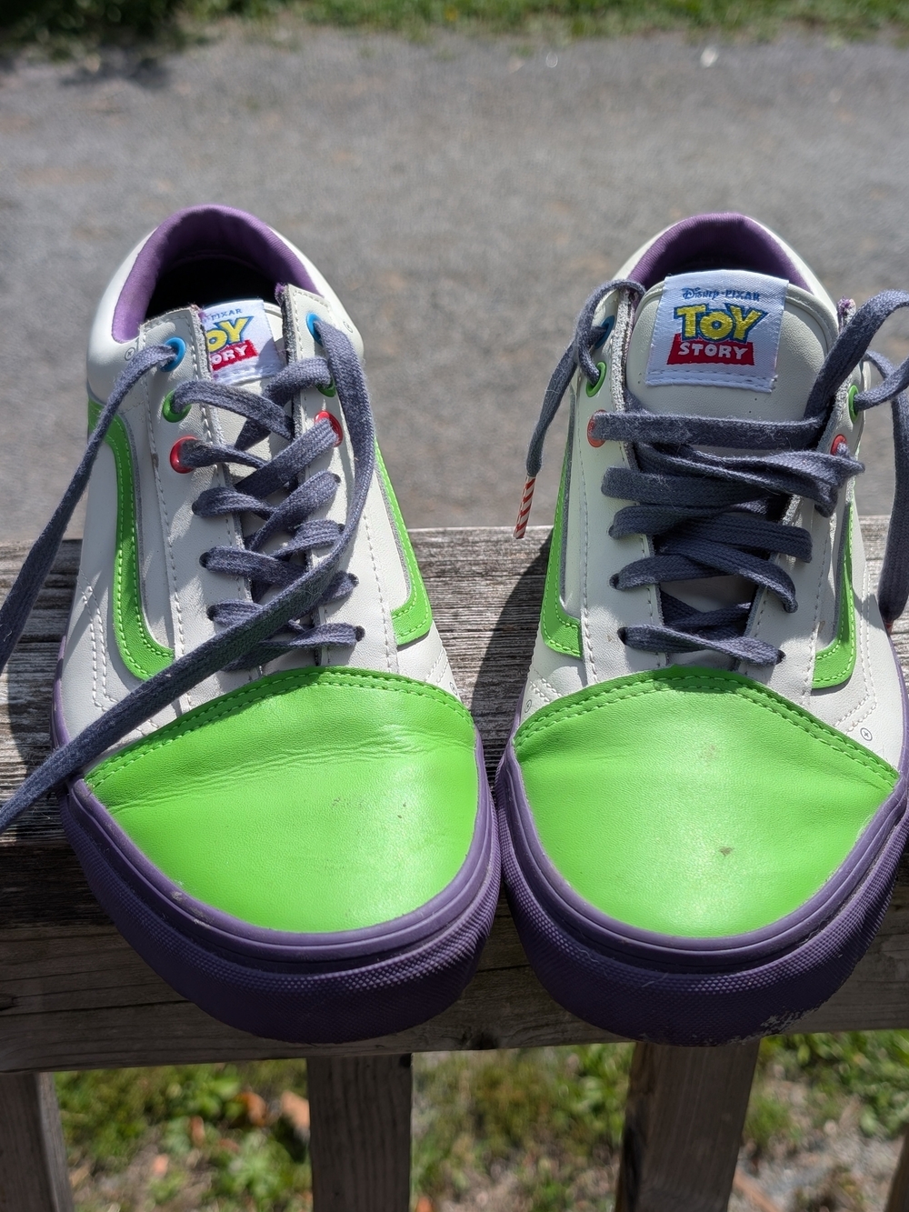 Vans Toy Story Men’s Green, Purple & White Sneakers